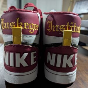 Nike Kids Red and Yellow Sneakers